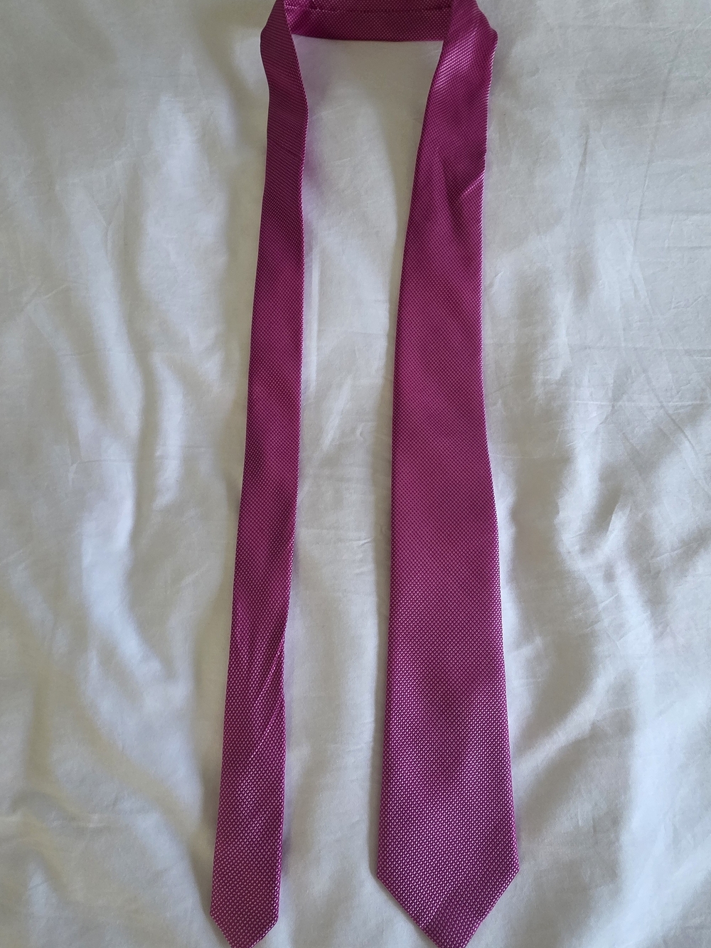 Ted Baker London Silk Tie Pink Preppy Dopamine Dressing Office Business Casual
